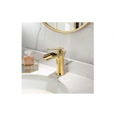 Banyo Lavabo Bataryası, Lavabo Bataryası Şelale Bataryası Pirinç Banyo Bataryası Karıştırma Musluğu Sıcak Ve Soğuk Su Musluğu