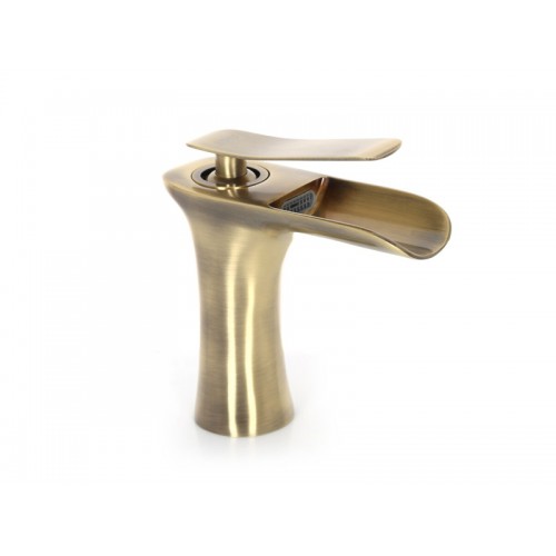 Hesaplı Çarşım Banyo Lavabo Batarya Şelale Model Antik renk